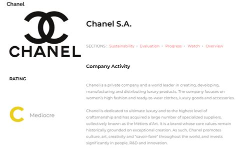 Chanel sustainability issues